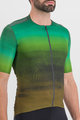SPORTFUL Cycling short sleeve jersey - FLOW SUPERGIARA - green/brown