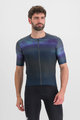 SPORTFUL Cycling short sleeve jersey - FLOW SUPERGIARA - blue/black