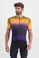 SPORTFUL Cycling short sleeve jersey - FLOW SUPERGIARA - purple/yellow