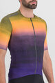 SPORTFUL Cycling short sleeve jersey - FLOW SUPERGIARA - purple/yellow