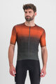 SPORTFUL Cycling short sleeve jersey - FLOW SUPERGIARA - orange/grey