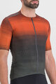 SPORTFUL Cycling short sleeve jersey - FLOW SUPERGIARA - orange/grey