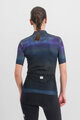 SPORTFUL Cycling short sleeve jersey - FLOW SUPERGIARA W - blue/black