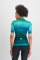 SPORTFUL Cycling short sleeve jersey - FLOW SUPERGIARA - turquoise