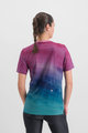 SPORTFUL Cycling short sleeve t-shirt - FLOW GIARA - purple/blue