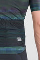 SPORTFUL Cycling short sleeve jersey - GLITCH BOMBER - black/multicolour