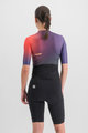 SPORTFUL Cycling skinsuit - BOMBER - black/purple