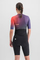 SPORTFUL Cycling skinsuit - BOMBER - purple/black