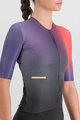 SPORTFUL Cycling skinsuit - BOMBER - black/purple