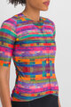 SPORTFUL Cycling short sleeve jersey - GLITCH BOMBER - multicolour