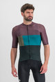 SPORTFUL Cycling short sleeve jersey - SNAP - purple/anthracite