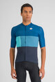 SPORTFUL Cycling short sleeve jersey - SNAP - blue