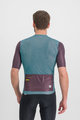SPORTFUL Cycling short sleeve jersey - CHECKMATE - blue/purple