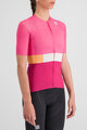 SPORTFUL Cycling short sleeve jersey - SNAP W - cyclamen