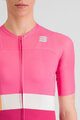 SPORTFUL Cycling short sleeve jersey - SNAP W - cyclamen