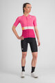 SPORTFUL Cycling short sleeve jersey - SNAP W - cyclamen