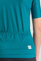 SPORTFUL Cycling short sleeve jersey - MATCHY - turquoise