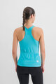 SPORTFUL Cycling tank top - MATCHY W - blue