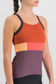 SPORTFUL Cycling tank top - SNAP - purple/orange