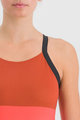 SPORTFUL Cycling tank top - SNAP - purple/orange