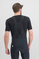 SPORTFUL Cycling short sleeve t-shirt - MERINO LAYER - black