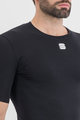 SPORTFUL Cycling short sleeve t-shirt - MERINO LAYER - black