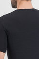SPORTFUL Cycling short sleeve t-shirt - MERINO LAYER - black