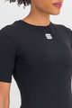 SPORTFUL Cycling short sleeve t-shirt - MERINO - black