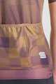 SPORTFUL Cycling short sleeve jersey - ROCKET - beige/purple