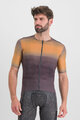 SPORTFUL Cycling short sleeve jersey - SKY RIDER SUPERGIARA - brown/orange