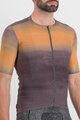 SPORTFUL Cycling short sleeve jersey - SKY RIDER SUPERGIARA - brown/orange