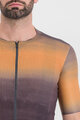 SPORTFUL Cycling short sleeve jersey - SKY RIDER SUPERGIARA - brown/orange