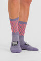SPORTFUL Cyclingclassic socks - CHECKMATE - purple/pink