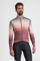 SPORTFUL Cycling winter long sleeve jersey - FLOW SUPERGIARA THERMAL - beige/brown