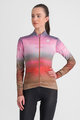 SPORTFUL Cycling winter long sleeve jersey - FLOW SUPERGIARA THERMAL - pink/brown