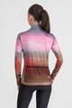 SPORTFUL Cycling winter long sleeve jersey - FLOW SUPERGIARA THERMAL - pink/brown