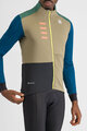 SPORTFUL Cycling thermal jacket - TEMPO - green/blue/grey/black