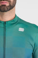 SPORTFUL Cycling winter long sleeve jersey - ROCKET THERMAL - green/purple