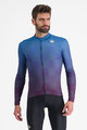 SPORTFUL Cycling winter long sleeve jersey - ROCKET THERMAL - blue/purple