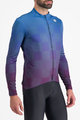 SPORTFUL Cycling winter long sleeve jersey - ROCKET THERMAL - blue/purple