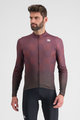 SPORTFUL Cycling winter long sleeve jersey - ROCKET THERMAL - purple
