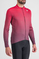 SPORTFUL Cycling winter long sleeve jersey - ROCKET THERMAL - red/purple