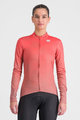 SPORTFUL Cycling winter long sleeve jersey - ROCKET THERMAL - pink