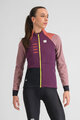 SPORTFUL Cycling thermal jacket - TEMPO W - bordeaux/red