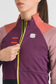 SPORTFUL Cycling thermal jacket - TEMPO W - bordeaux/red