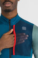 SPORTFUL Cycling winter long sleeve jersey - SUPERGIARA THERMAL - blue/green