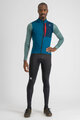 SPORTFUL Cycling winter long sleeve jersey - SUPERGIARA THERMAL - blue/green