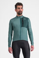 SPORTFUL Cycling winter long sleeve jersey - SUPERGIARA THERMAL - green