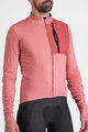 SPORTFUL Cycling winter long sleeve jersey - SUPERGIARA THERMAL - pink