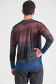 SPORTFUL Cycling long sleeve t-shirt - FLOW GIARA - bordeaux/blue